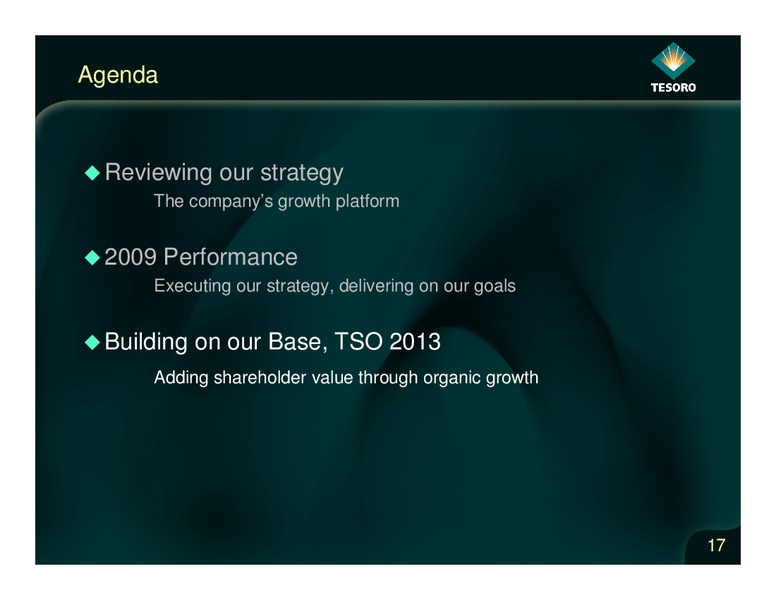 Analyst Day – Tesoro Corporation – slide 16
