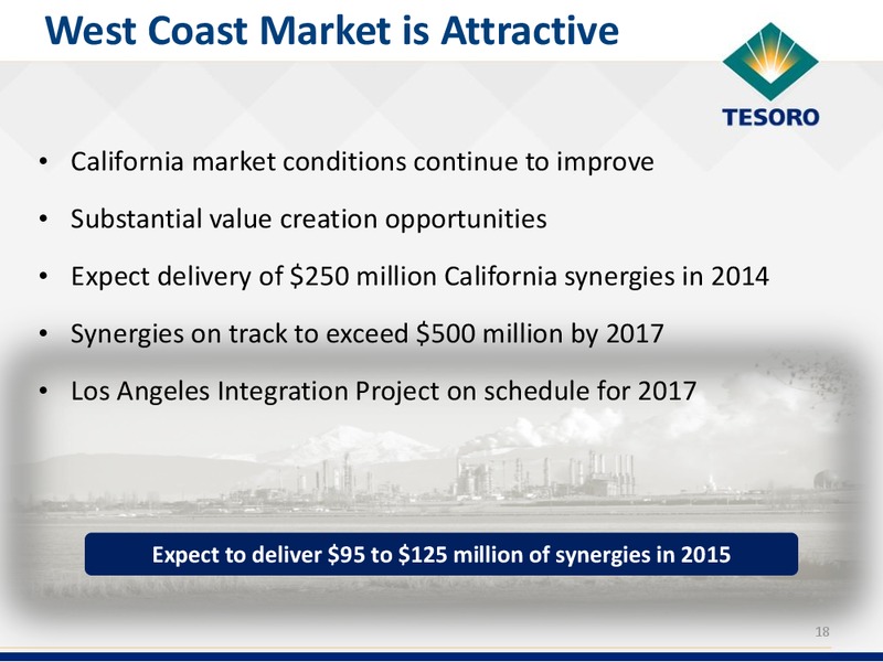 Analyst Day Presentation – Tesoro Corporation – slide 17