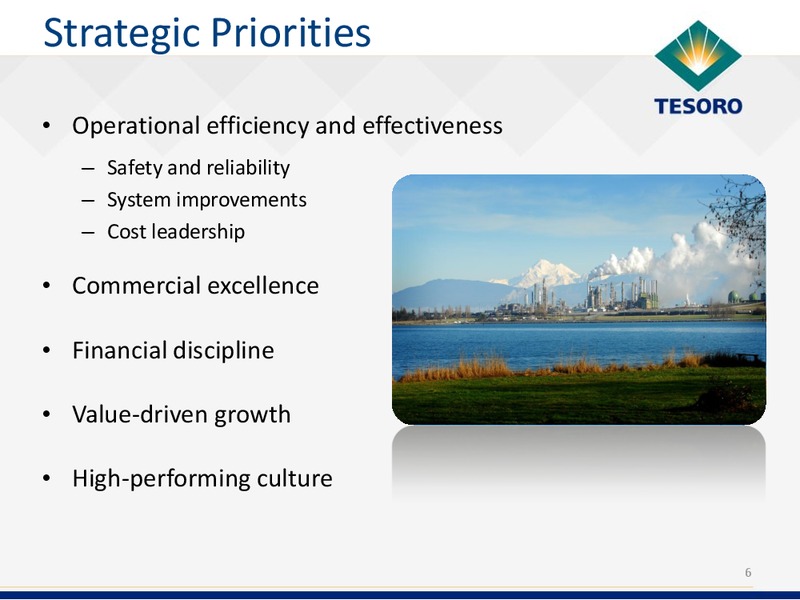 Analyst Day – Tesoro Corporation – slide 5