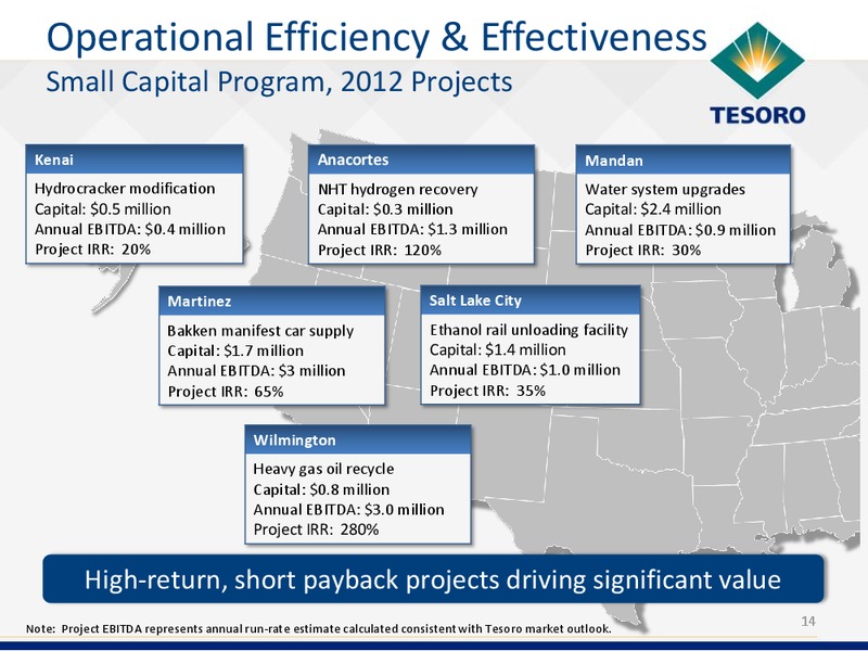 Analyst Day – Tesoro Corporation – slide 13