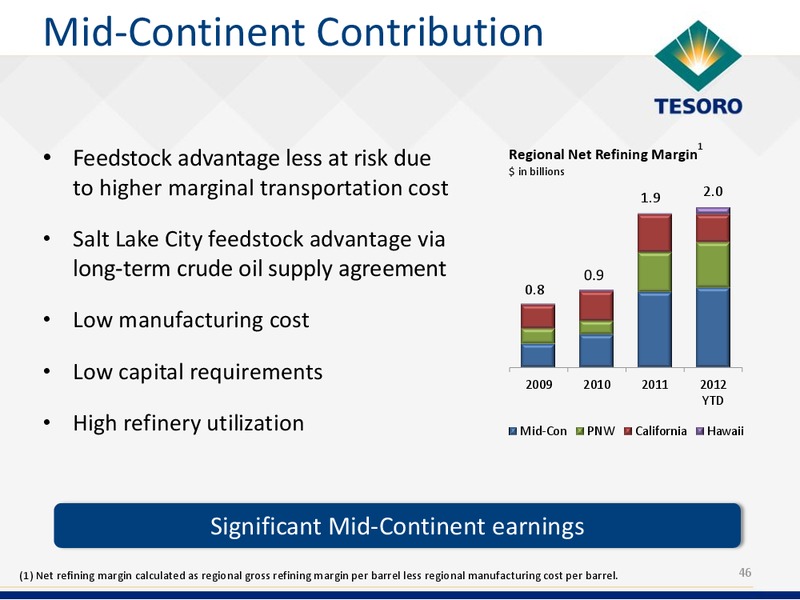 Analyst Day – Tesoro Corporation – slide 45