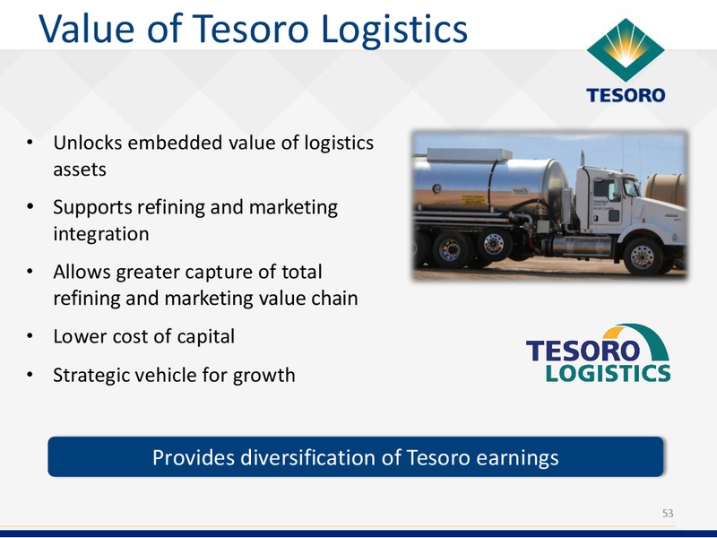Analyst Day – Tesoro Corporation – slide 52