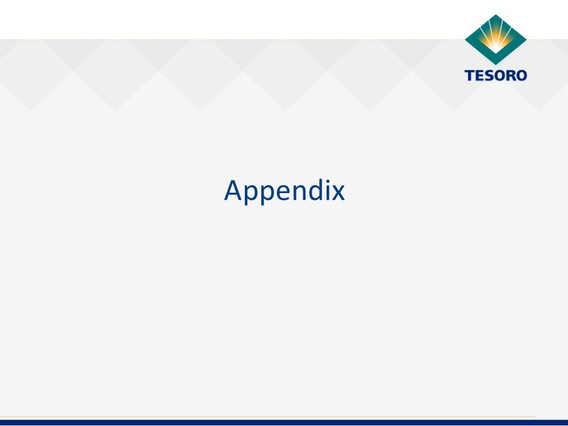 Analyst Day – Tesoro Corporation – slide 69