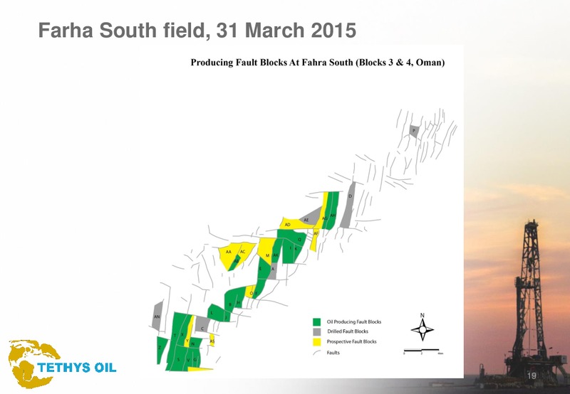Q1 2015 EARNINGS CALL – Tethys Oil – slide 19