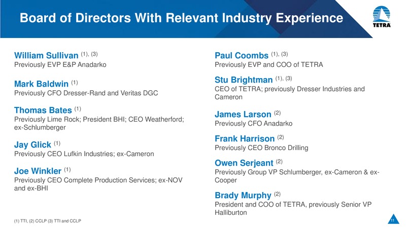 May 2018 Investor Day Presentation – Tetra Technologies Inc. – slide 10