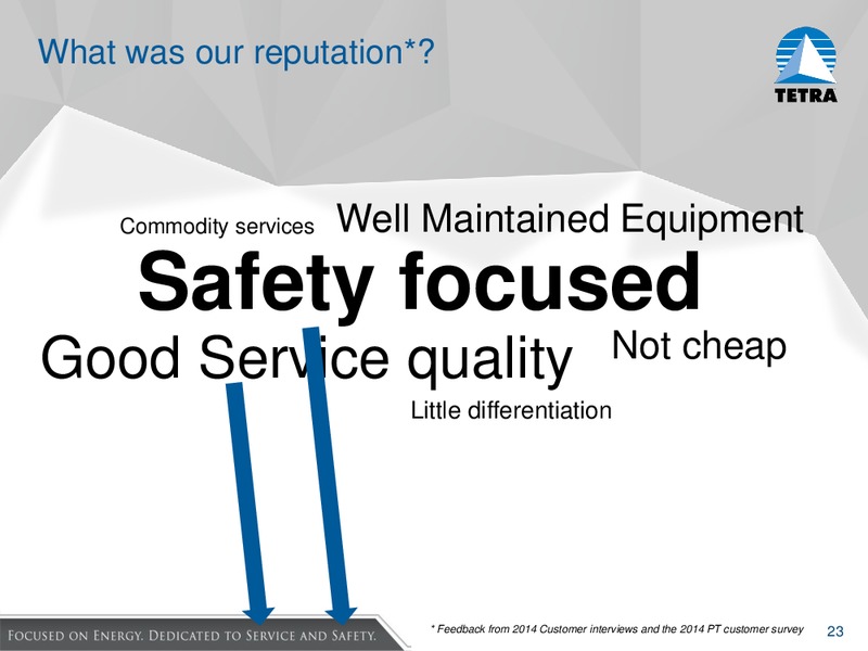 Analyst Meeting 2015 – Tetra Technologies Inc. – slide 22