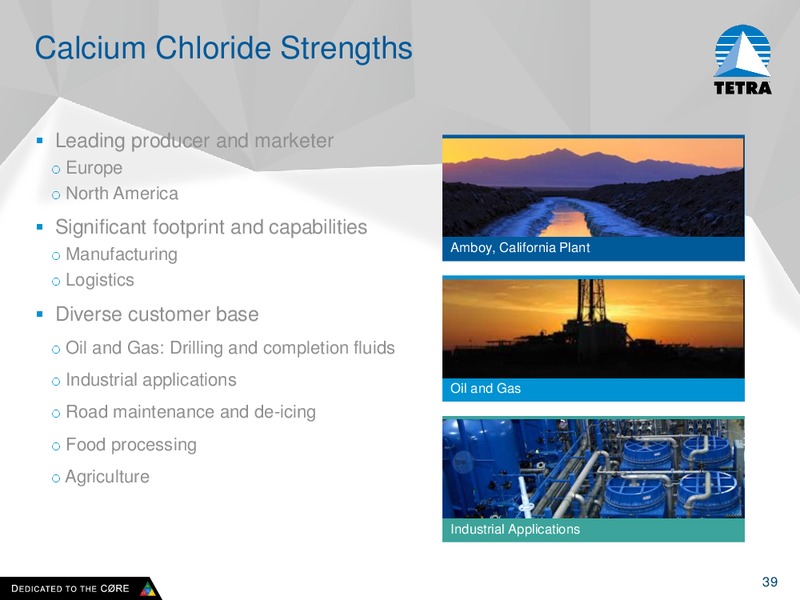 Analyst Meeting 2015 – Tetra Technologies Inc. – slide 38