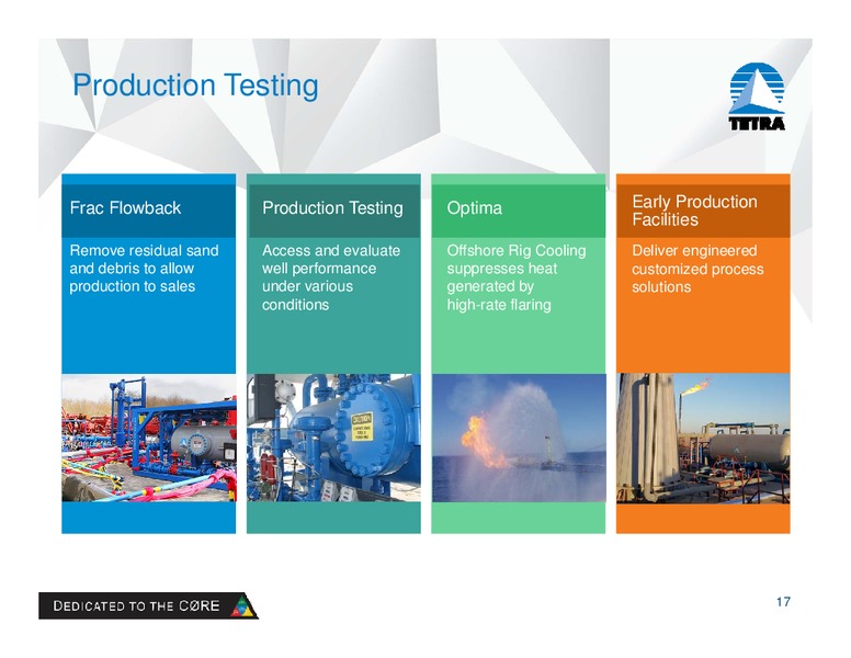 November 2016 Investor Presentation – Tetra Technologies Inc. – slide 16