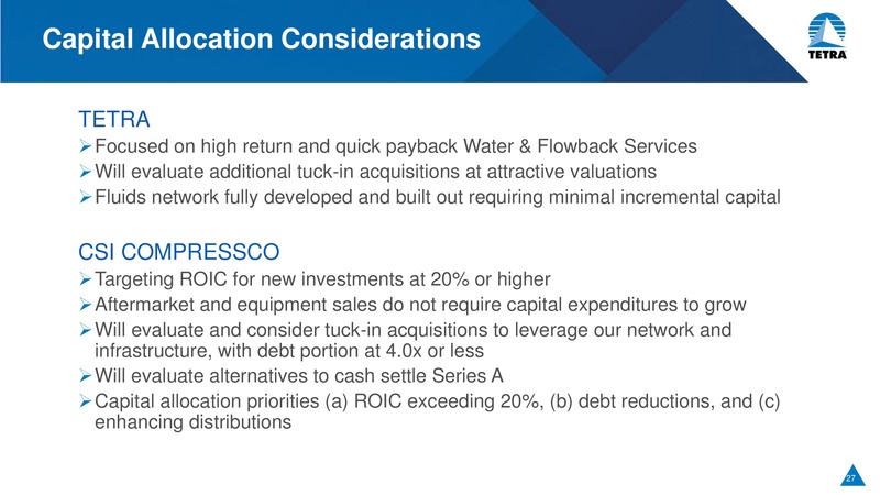 Cowen and Co Energy and Natural Resources Conference – Tetra Technologies Inc. – slide 26