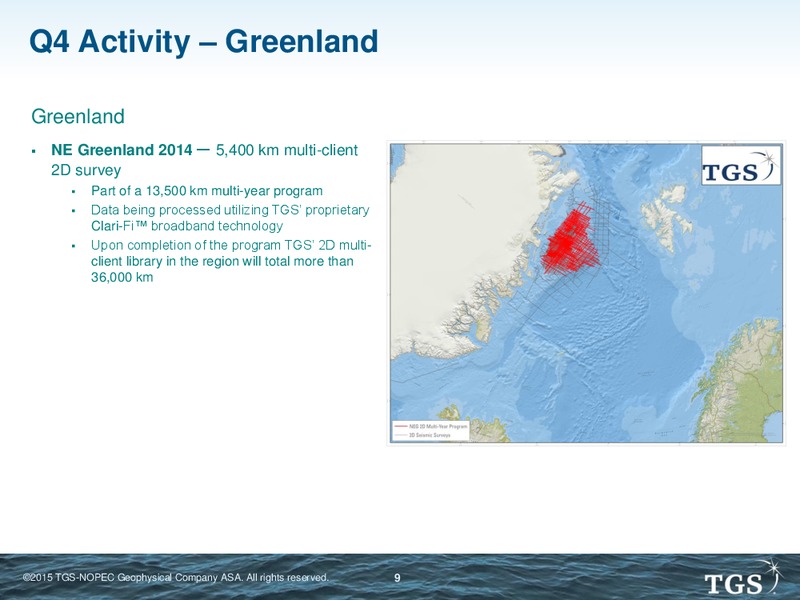 Q4 2014 EARNINGS CALL – Tgs-Nopec Geophysical Company – slide 8