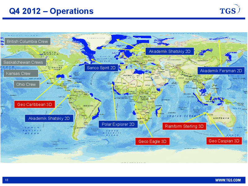 Q4 2012 EARNINGS CALL – Tgs-Nopec Geophysical Company – slide 18