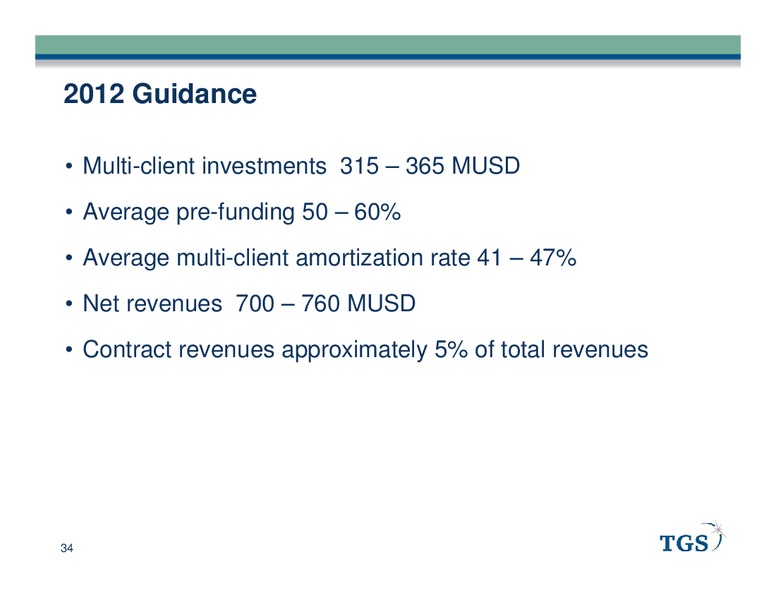 Q4 2011 EARNINGS CALL – Tgs-Nopec Geophysical Company – slide 34