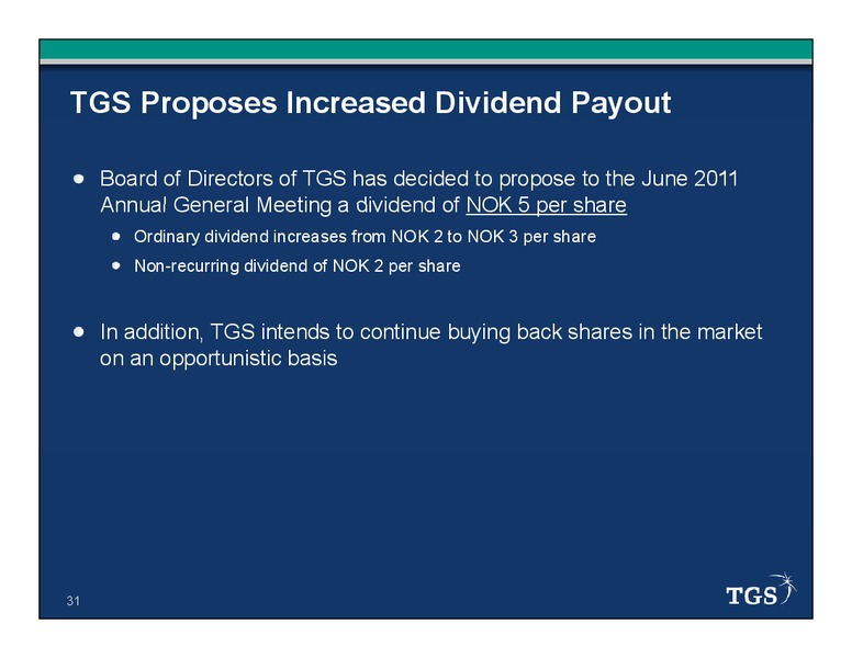 Q4 2010 EARNINGS CALL – Tgs-Nopec Geophysical Company – slide 31