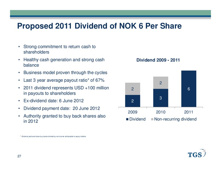 Q1 2012 EARNINGS CALL – Tgs-Nopec Geophysical Company – slide 27