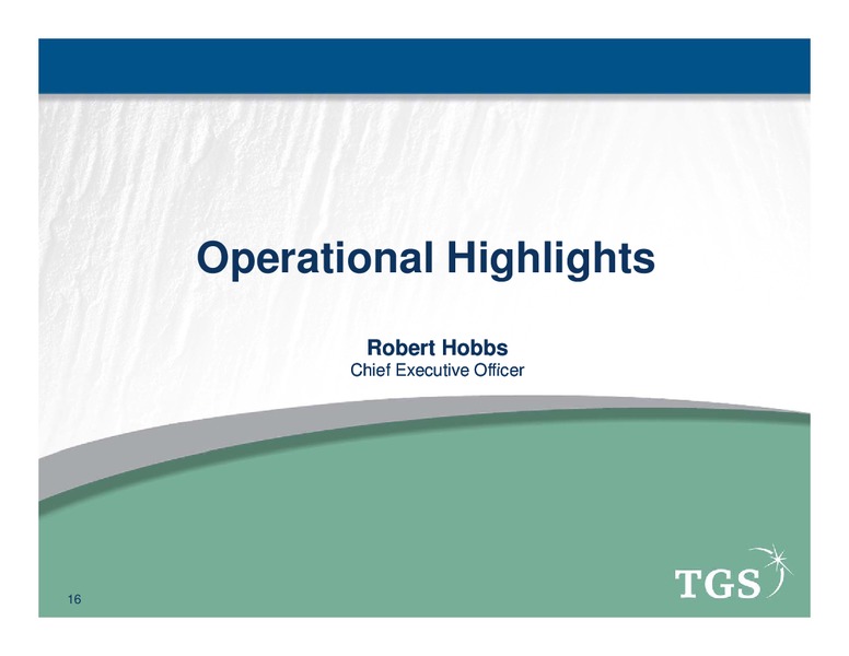 Q2 2012 EARNINGS CALL – Tgs-Nopec Geophysical Company – slide 16