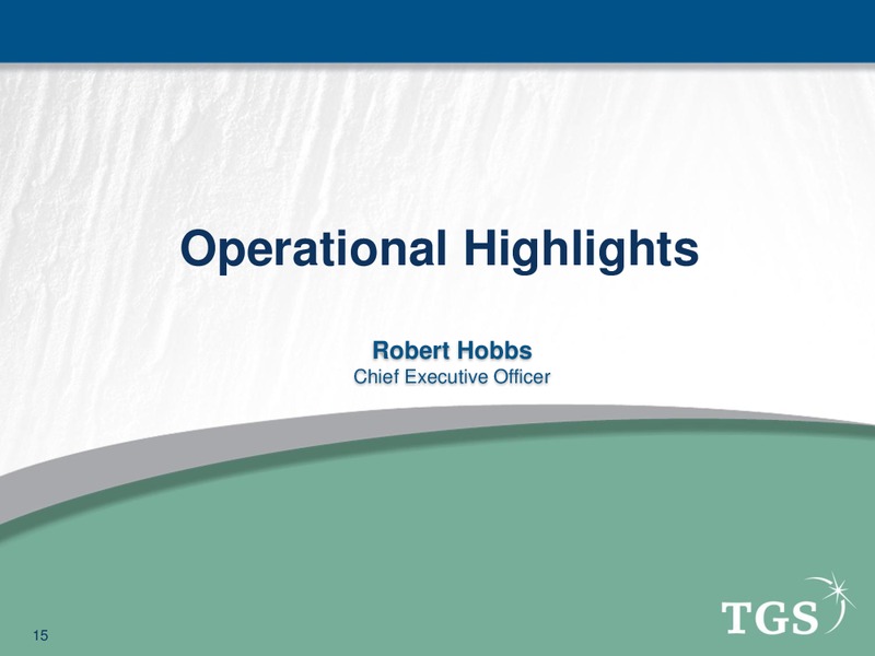 Q2 2011 EARNINGS CALL – Tgs-Nopec Geophysical Company – slide 15