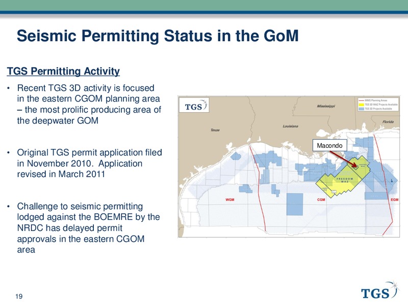 Q2 2011 EARNINGS CALL – Tgs-Nopec Geophysical Company – slide 19