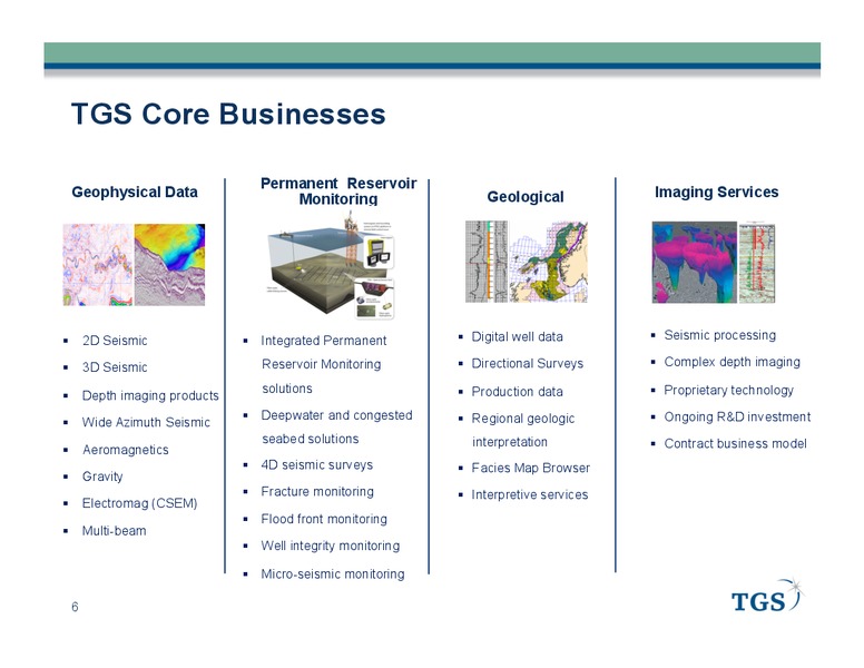PARETO OIL AND OFFSHORE CONFERENCE – Tgs-Nopec Geophysical Company – slide 6