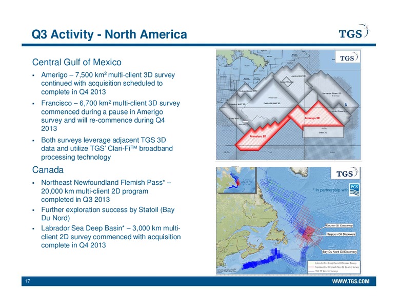 Q3 2013 EARNINGS CALL – Tgs-Nopec Geophysical Company – slide 17