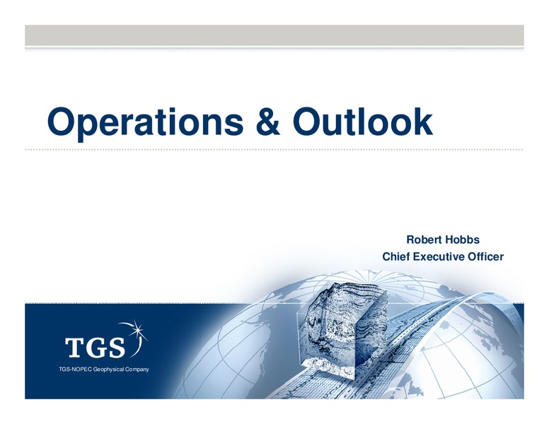 Q3 2009 EARNINGS CALL – Tgs-Nopec Geophysical Company – slide 15