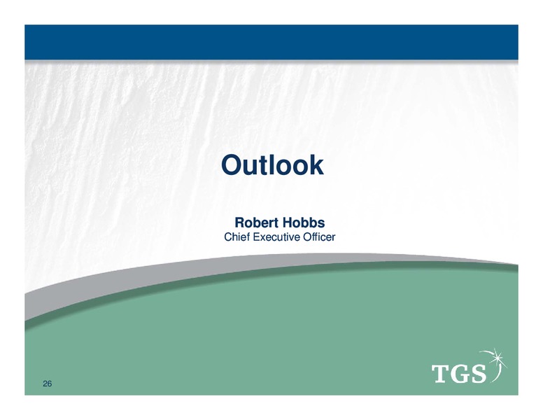 Q3 2012 EARNINGS CALL – Tgs-Nopec Geophysical Company – slide 26