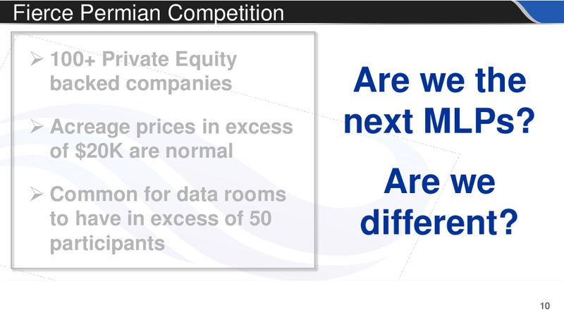 DUG Permian Conference – Three Rivers Operating Co III LLC – slide 10