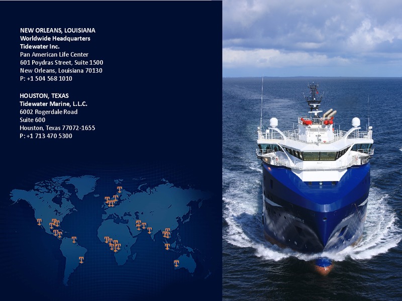 Pareto Securities Oil and Offshore Conference – Tidewater Inc. – slide 19