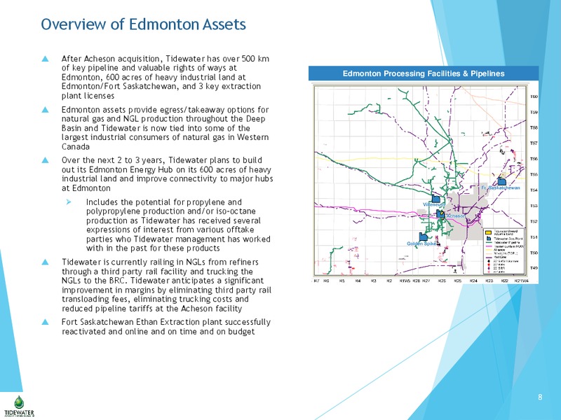 January 2017 Investor Update – Tidewater Midstream and Infrastructure – slide 7