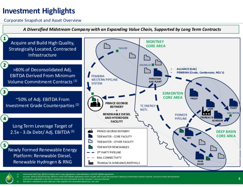 August 2022 Investor Presentation – Tidewater Midstream and Infrastructure – slide 3