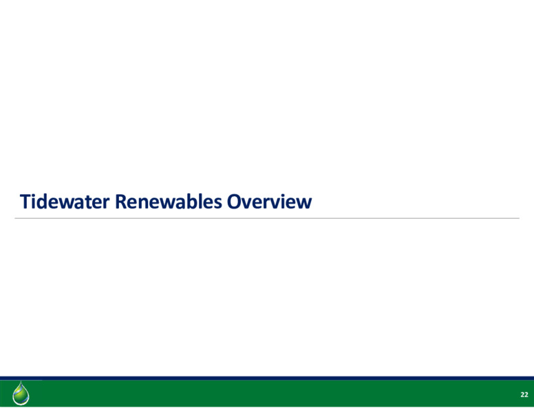 August 2022 Investor Presentation – Tidewater Midstream and Infrastructure – slide 20