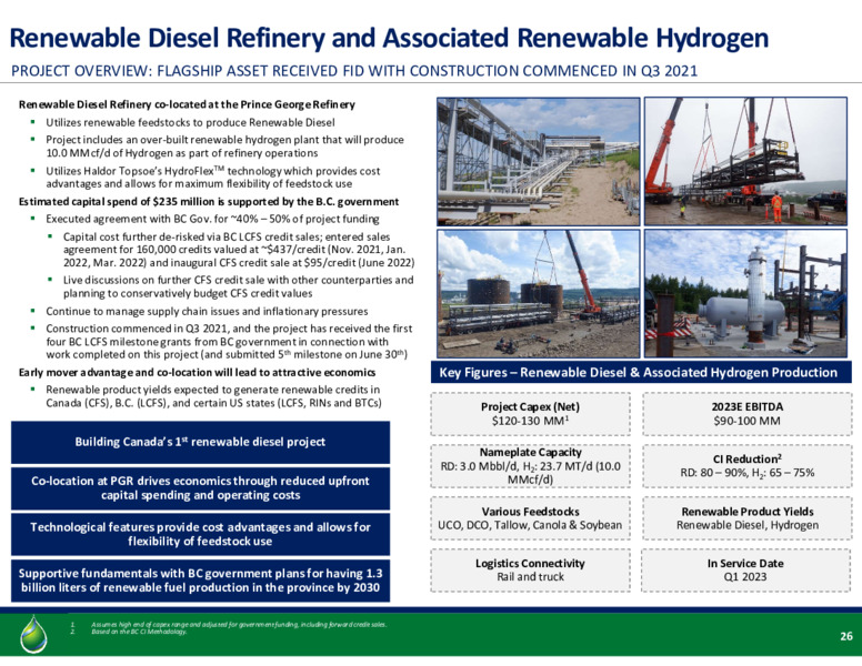 August 2022 Investor Presentation – Tidewater Midstream and Infrastructure – slide 24