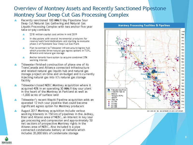 November 2017 Corporate Presentation – Tidewater Midstream and Infrastructure – slide 7