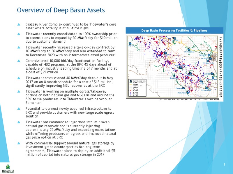 November 2017 Corporate Presentation – Tidewater Midstream and Infrastructure – slide 8