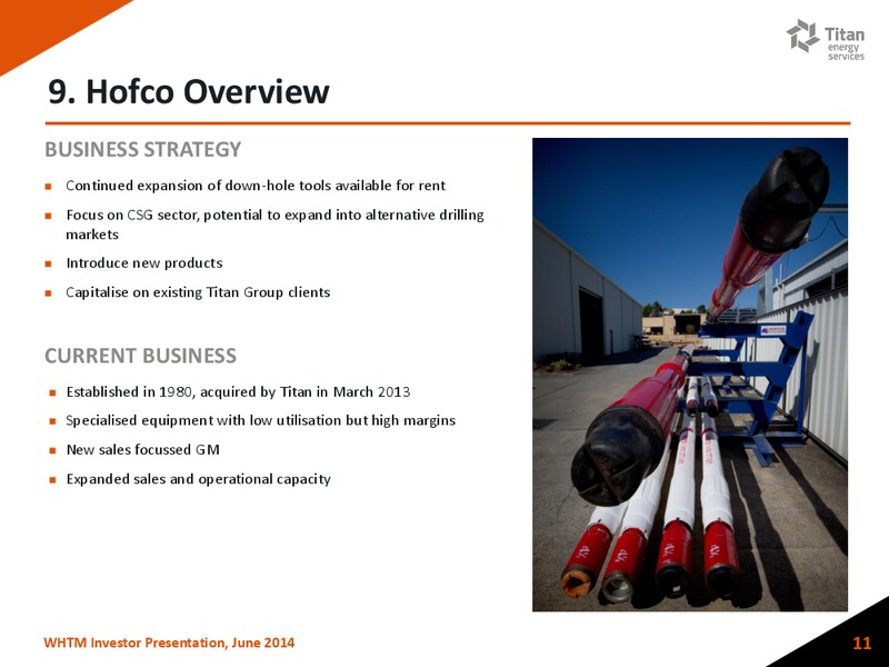 June 2014 Investor Presentation – Titan Energy Services Limited – slide 10