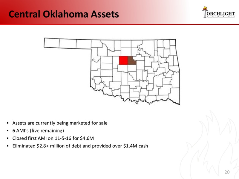 April 2016 Investor Presentation – Torchlight Energy Resources, Inc. – slide 19