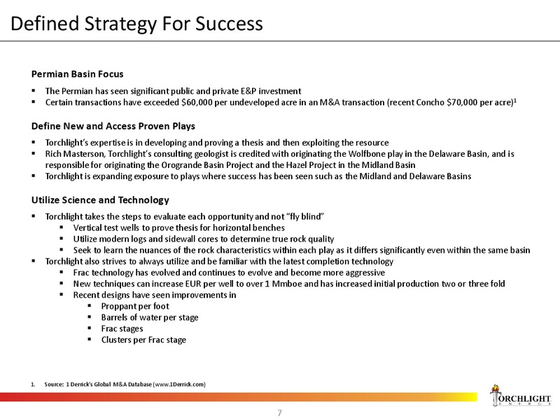April 2018 Investor Presentation – Torchlight Energy Resources, Inc. – slide 6