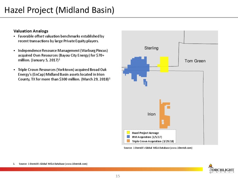 April 2018 Investor Presentation – Torchlight Energy Resources, Inc. – slide 14