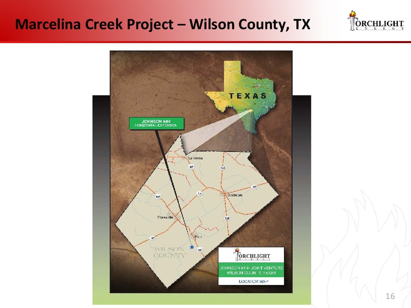May 2016 Investor Presentation – Torchlight Energy Resources, Inc. – slide 15