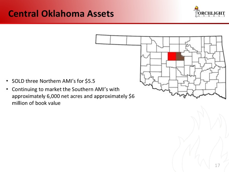 August 2015 Investor Presentation – Torchlight Energy Resources, Inc. – slide 16
