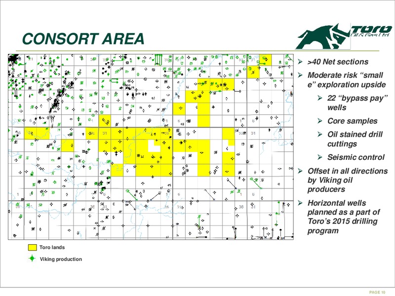 August 2015 Investor Presentation – Toro Oil and Gas Ltd – slide 9