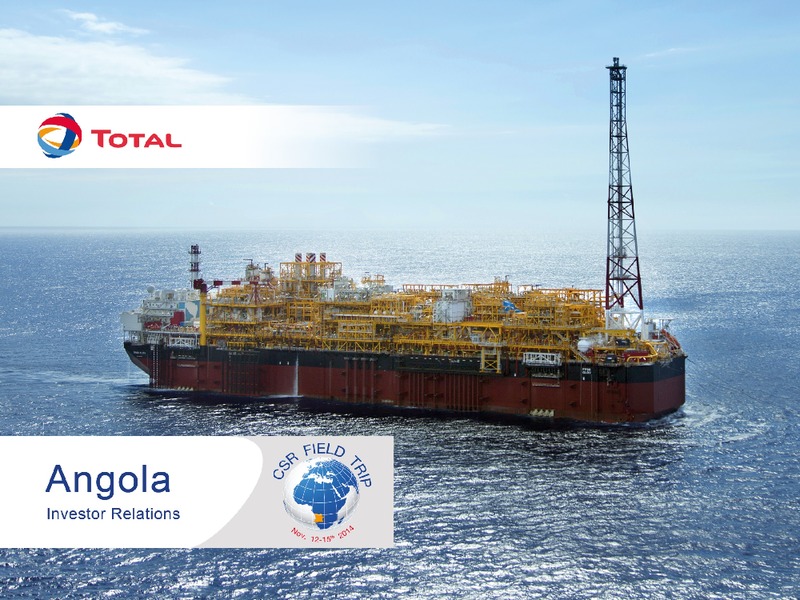Results and Outlook – Total SA – slide 1