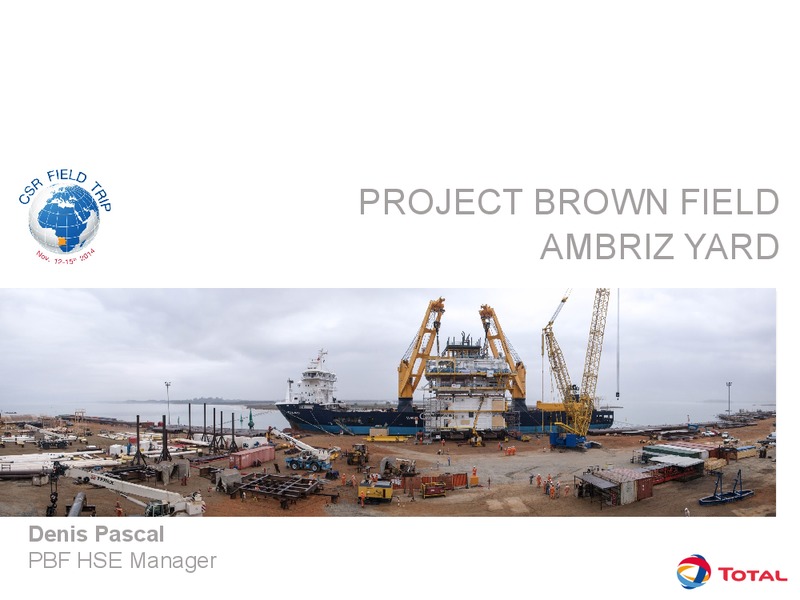 Results and Outlook – Total SA – slide 2