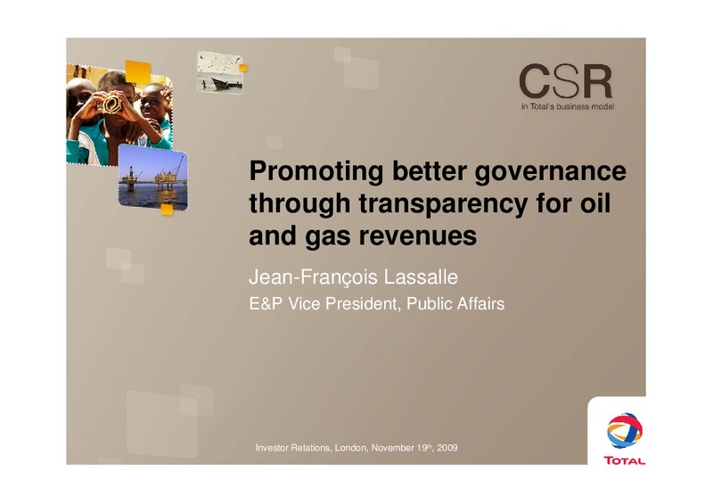 November 2009 Conference Call – Total SA – slide 1