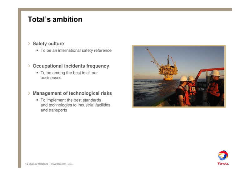 Safety Policy – Total SA – slide 11