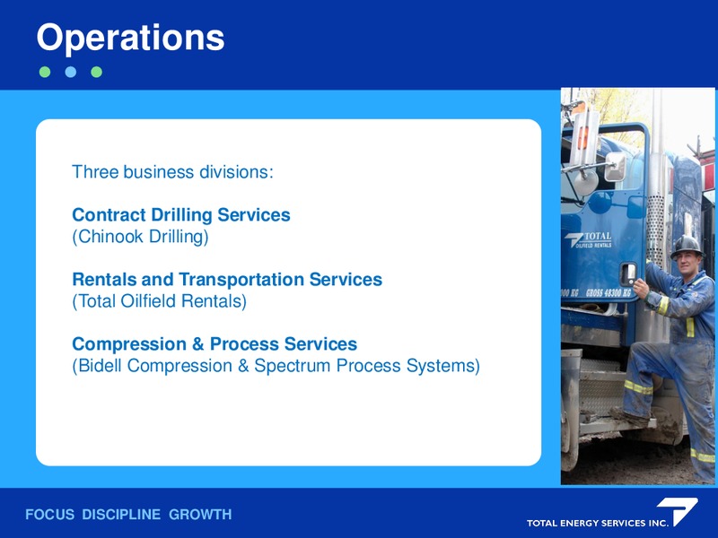 AltaCorp Capital Institutional Investor Conference – Total Energy Services Inc. – slide 3