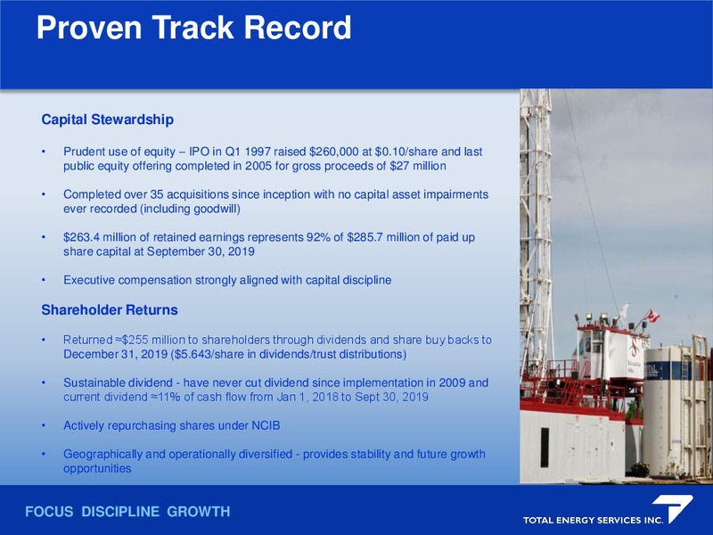 January 2020 Investor Presentation – Total Energy Services Inc. – slide 13