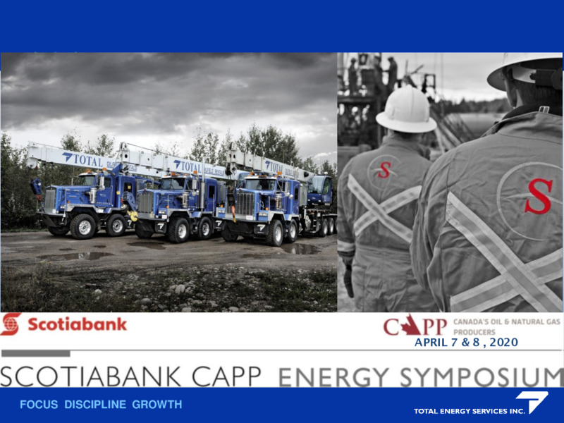 Scotiabank CAPP Energy Symposium – Total Energy Services Inc. – slide 1