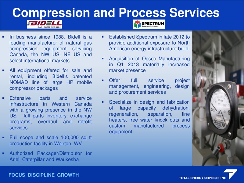 May 2018 Corporate Presentation – Total Energy Services Inc. – slide 11