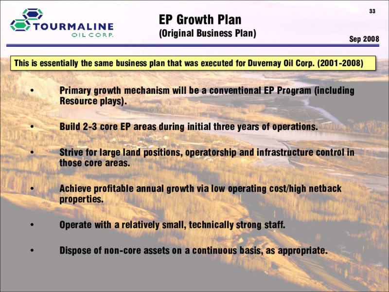 Corporate Presentation   January 2021 – Tourmaline Oil Corp. – slide 33