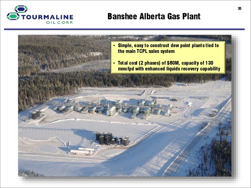 January 2016 Corporate Presentation – Tourmaline Oil Corp. – slide 35